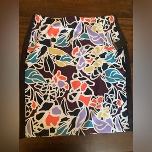 NWT ELOQUII Neoprene Modern Floral pencil skirt sz20